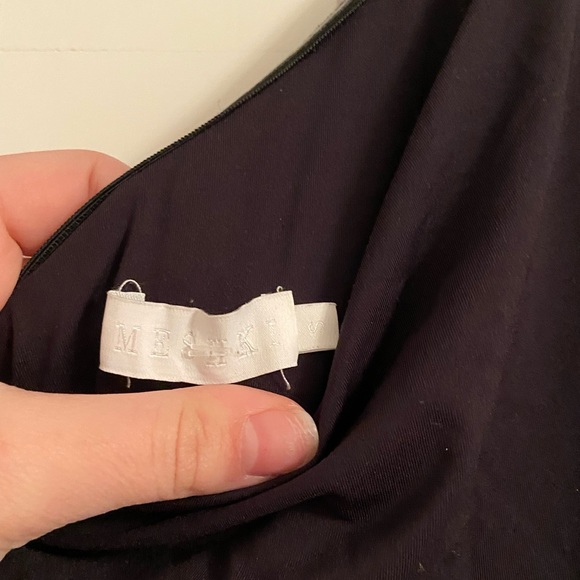 Meshki Hot Fix Crepe One Shoulder Maxi Dress - Picture 4 of 4